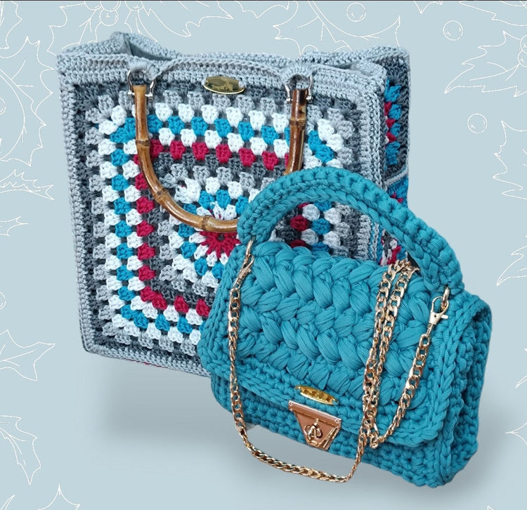 Bolsos de crochet artesanos