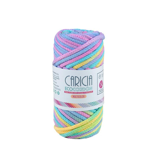 LANA CARICIA ECO CORDON MULTICOLOR 125g.