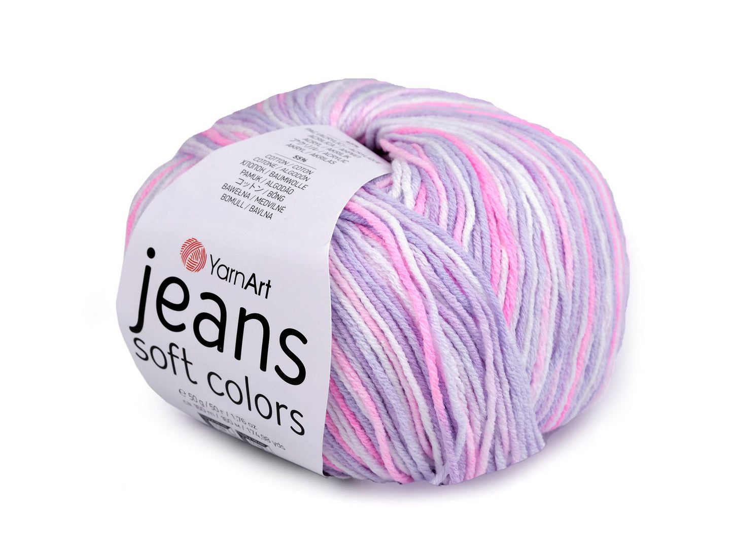 YARNART JEANS SOFT COLOR 50 G