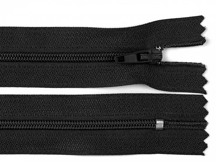 Cremallera de nailon del n.º 3, largo 12 cm