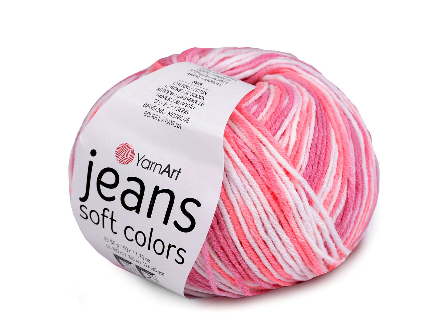 YARNART JEANS SOFT COLOR 50 G