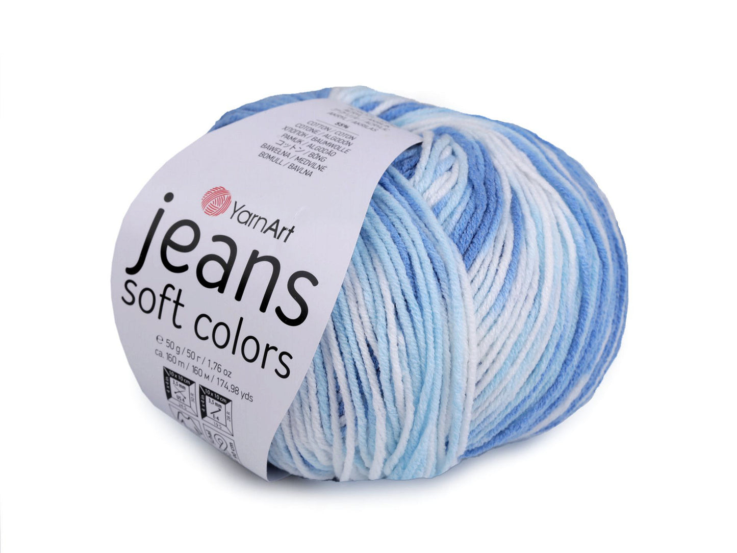 YARNART JEANS SOFT COLOR 50 G