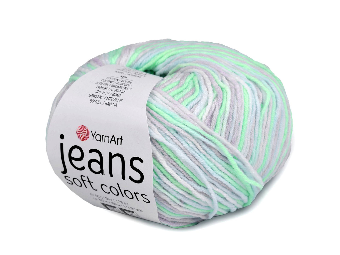 YARNART JEANS SOFT COLOR 50 G