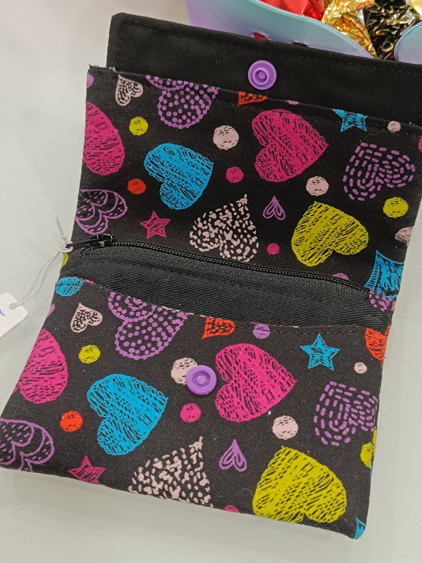 Conjunto de monedero, carterita y llavero