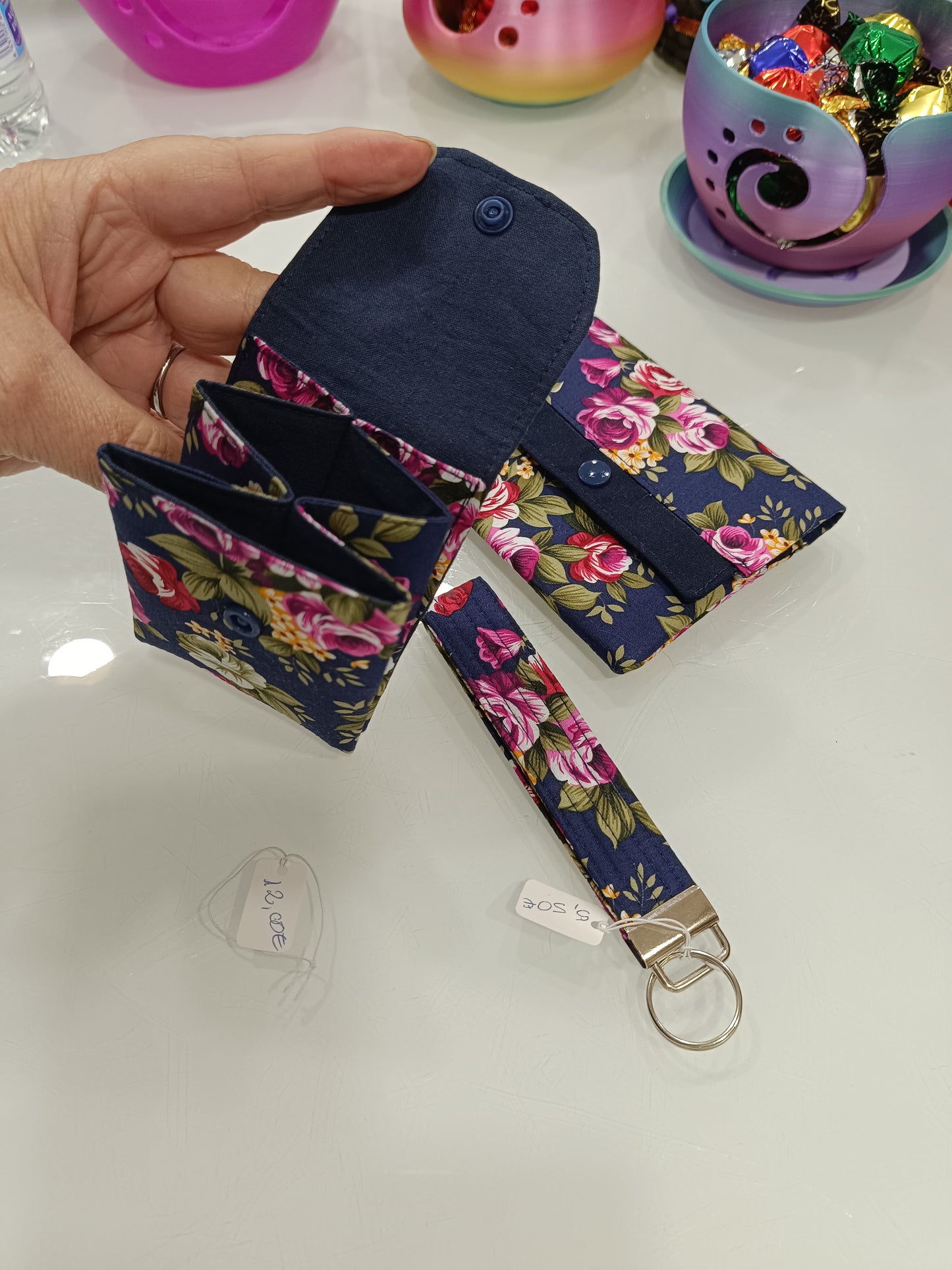 Conjunto de monedero, carterita y llavero