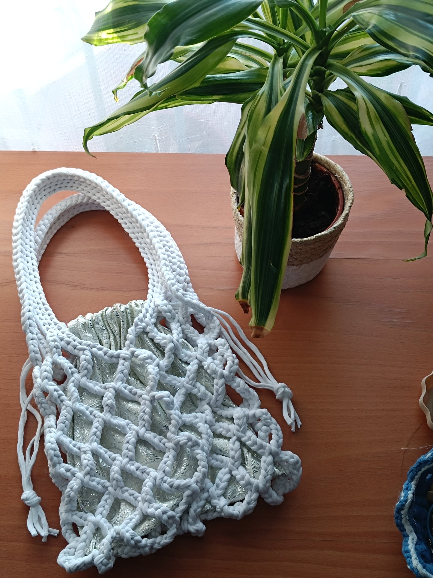 BOLSO DE RED A CROCHET