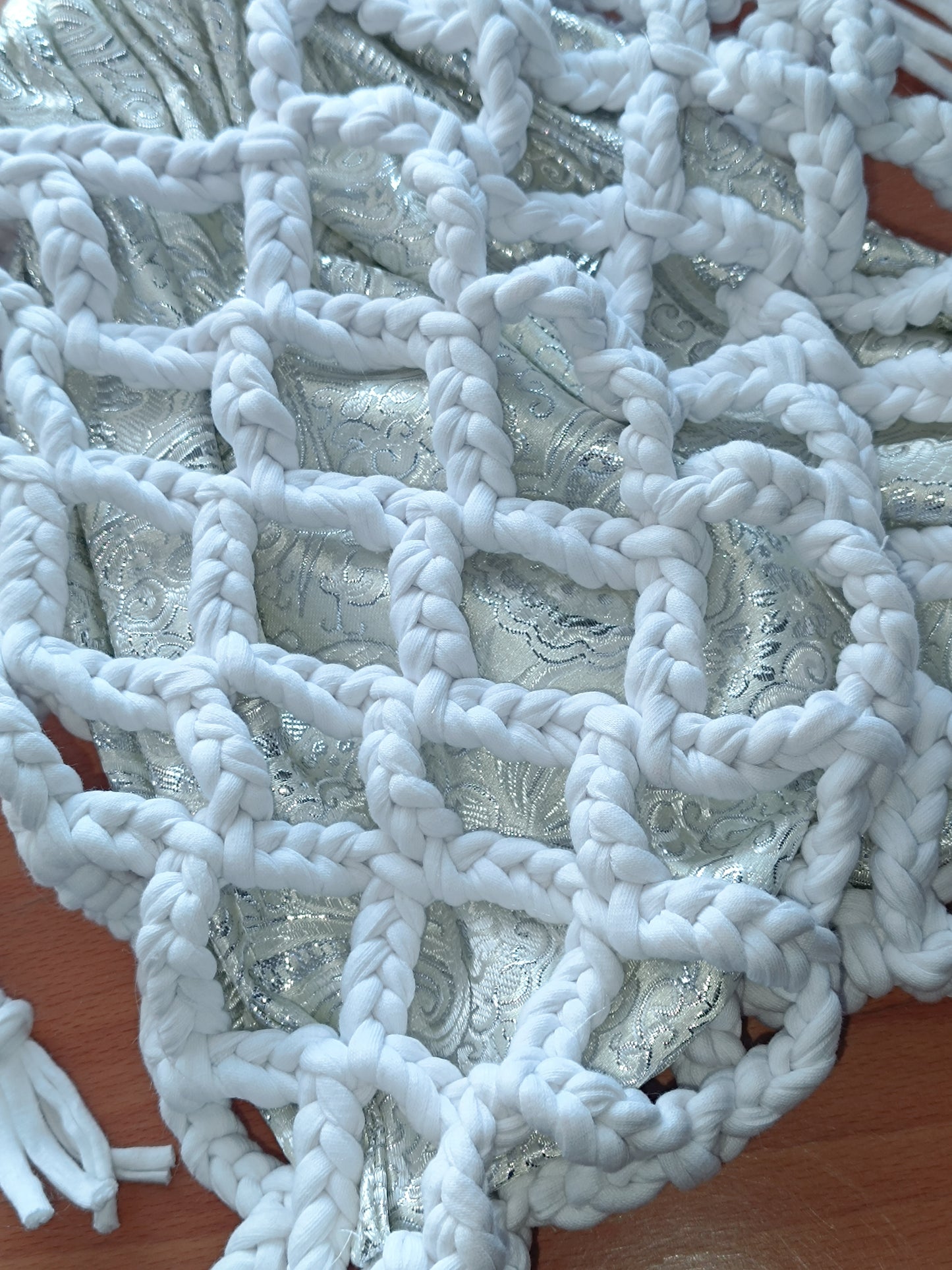 BOLSO DE RED A CROCHET