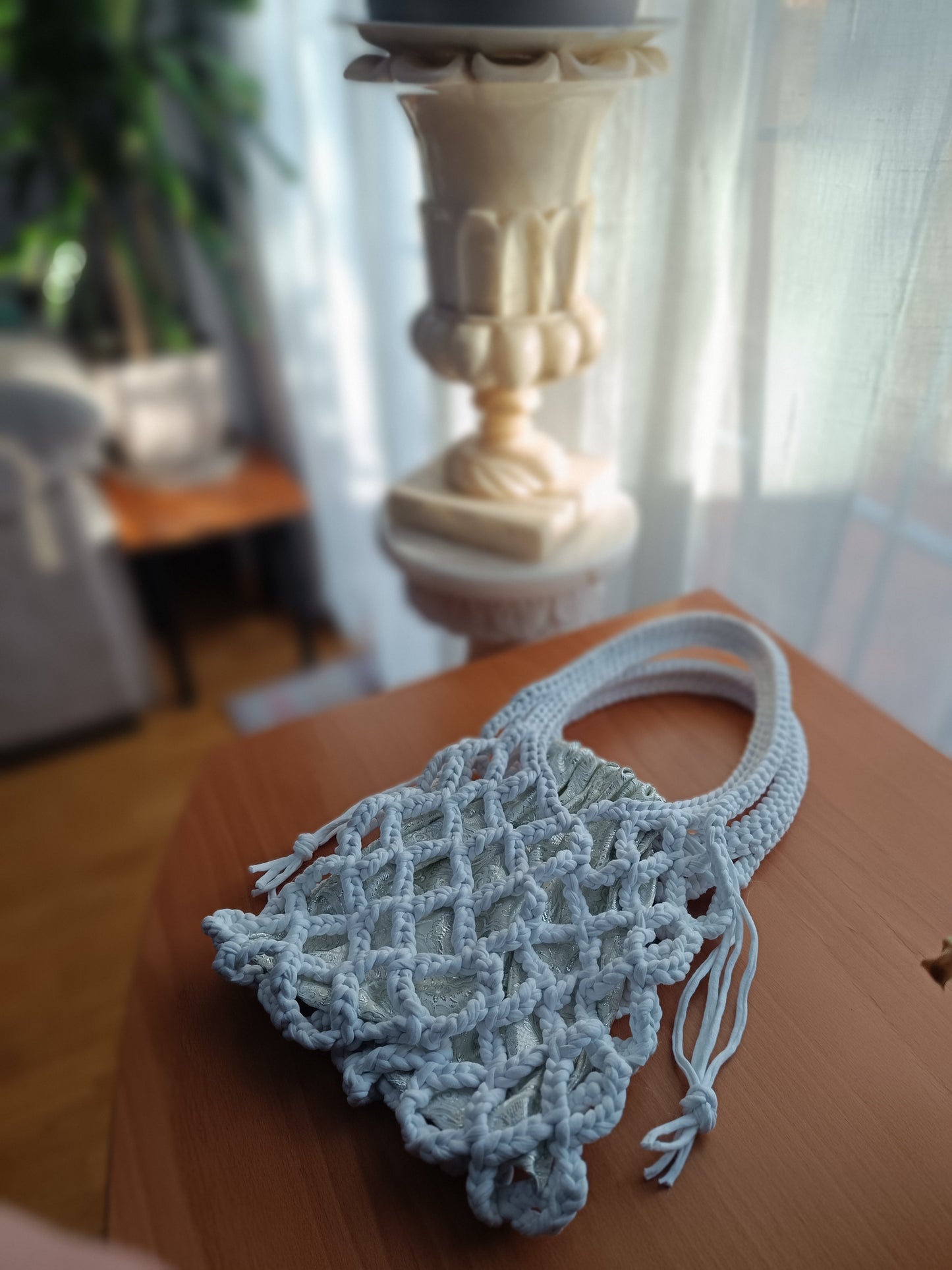 BOLSO DE RED A CROCHET