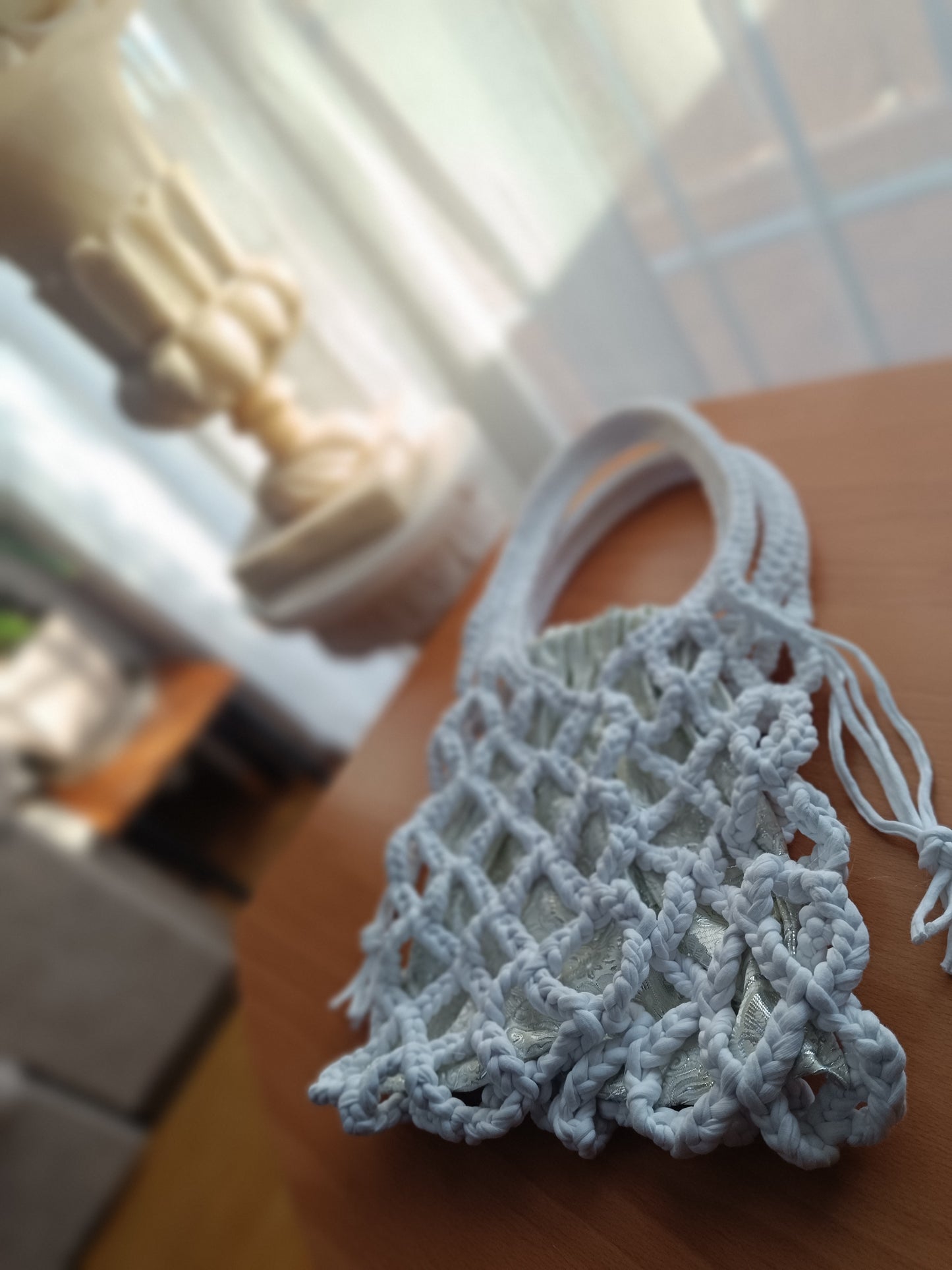 BOLSO DE RED A CROCHET