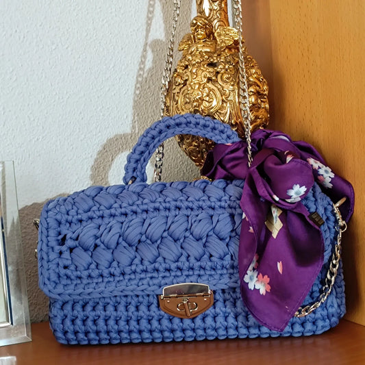 BOLSO DE MANO A CROCHET
