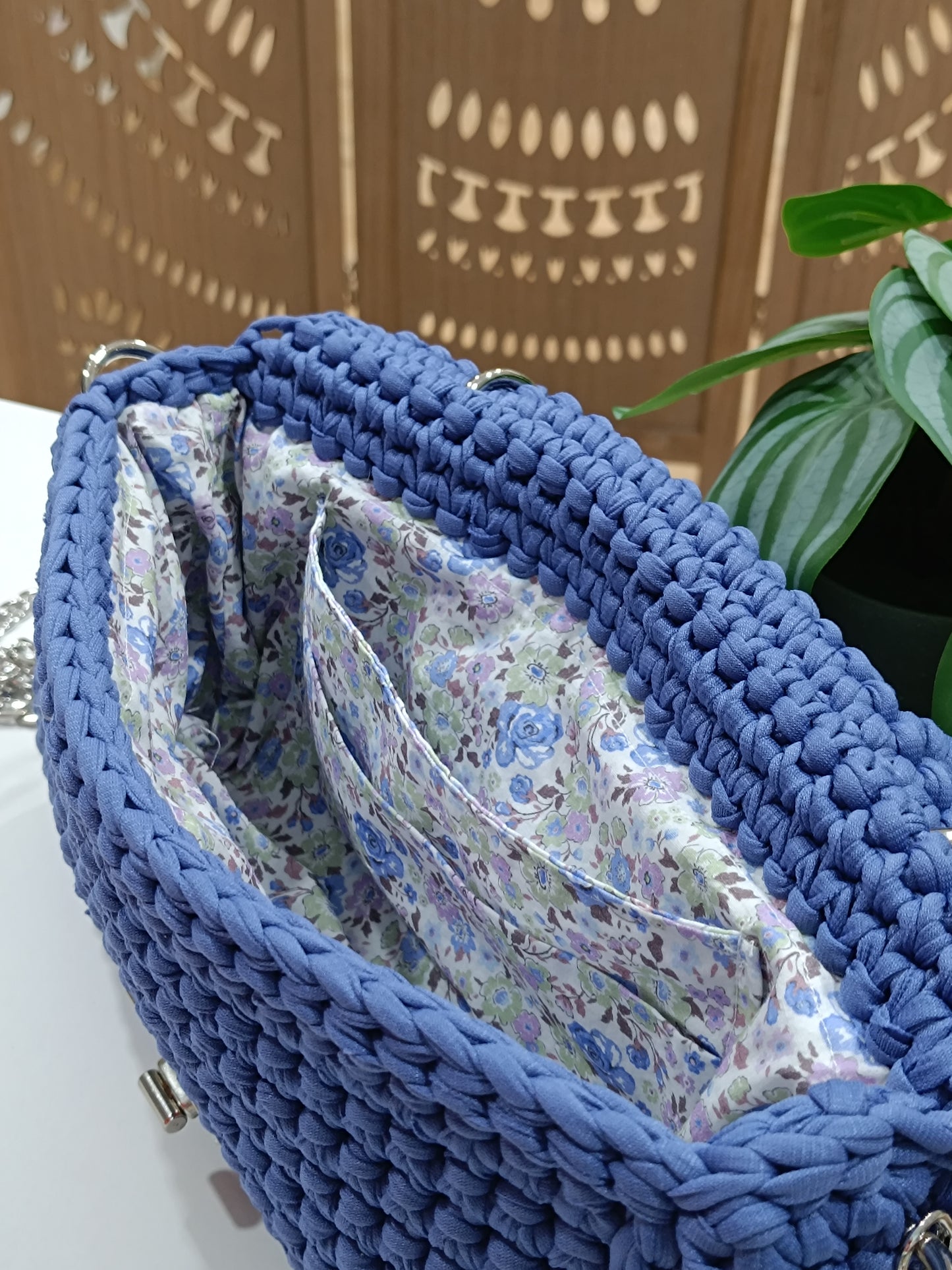 BOLSO DE MANO A CROCHET