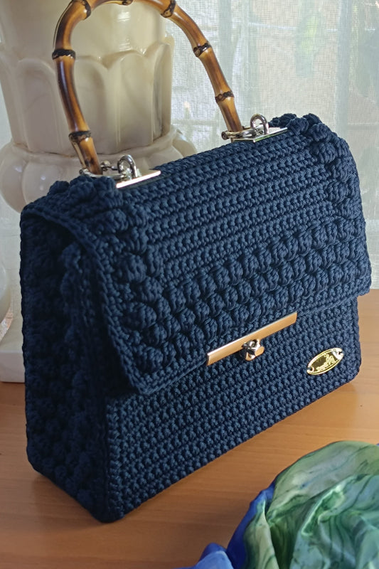 BOLSO DE MANO A CROCHET