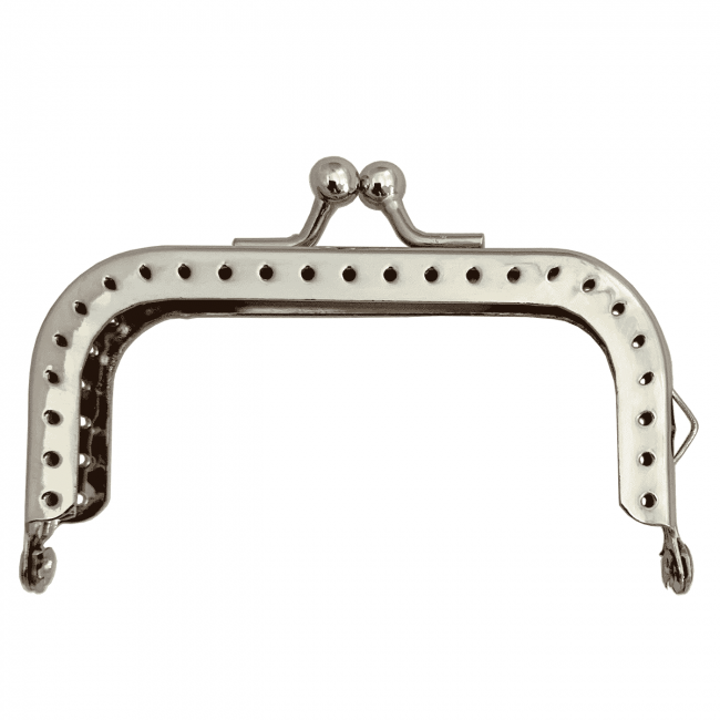 Pack de 4 cierres metálicos para monedero tipo clutch – 8 cm