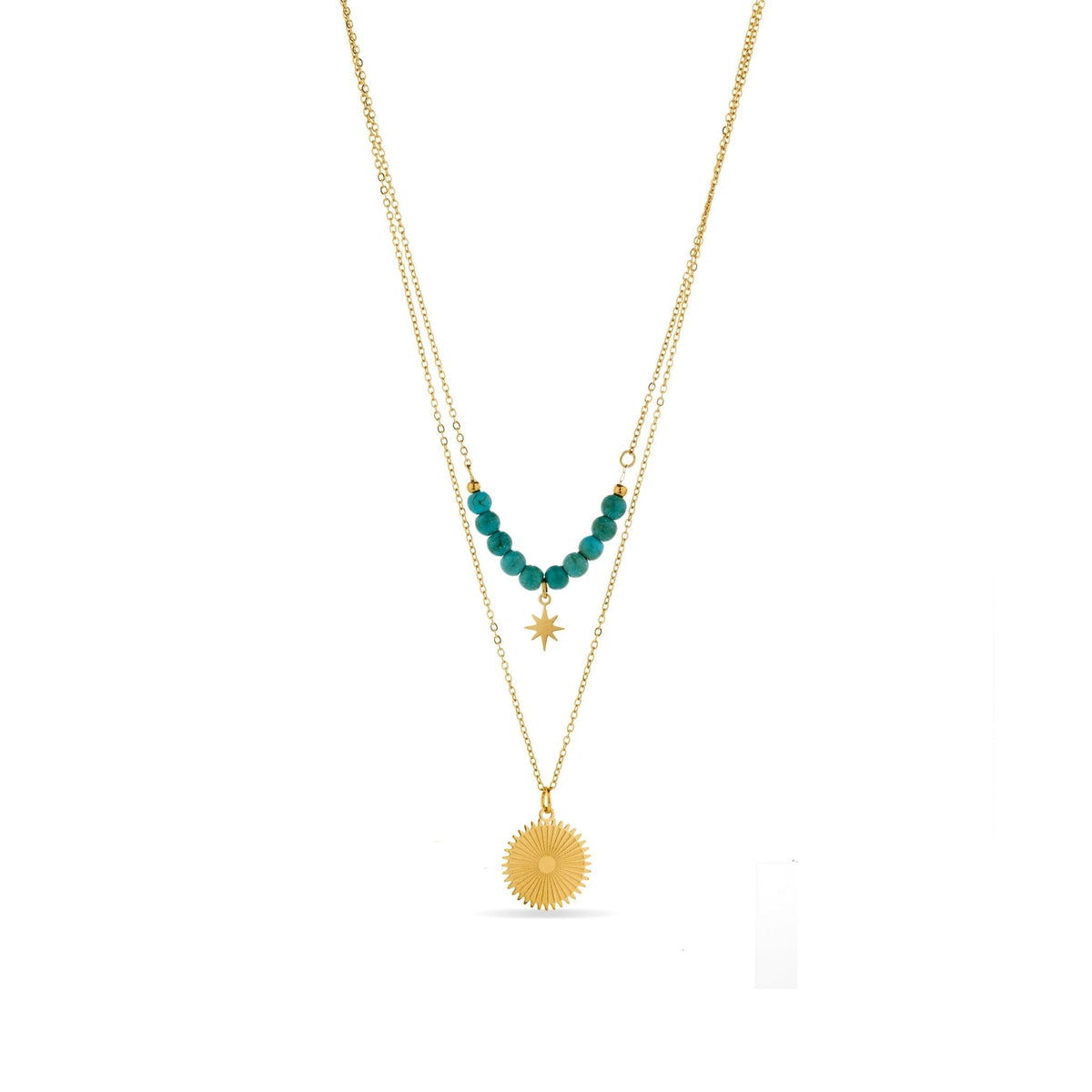 Collar acabado oro 18k