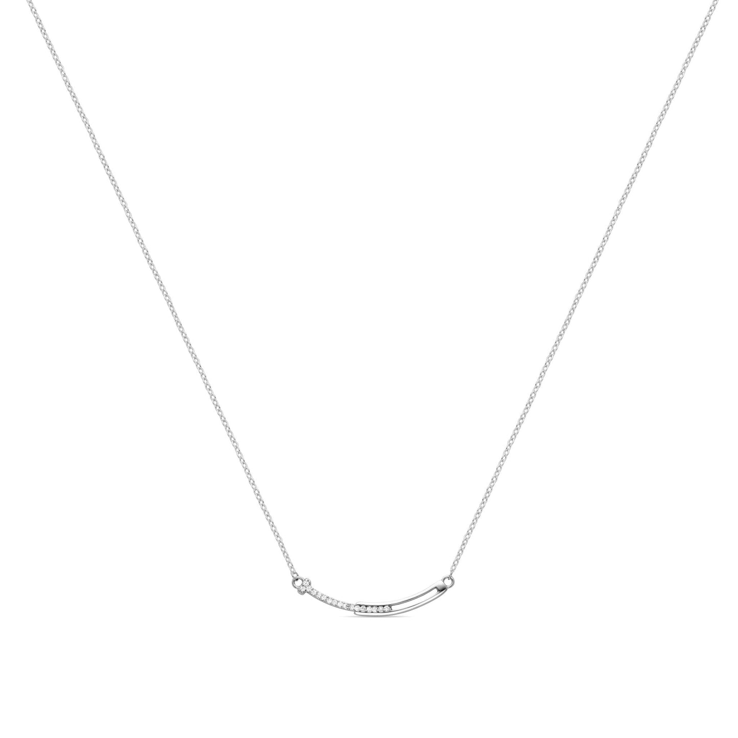 Collar acabado plata