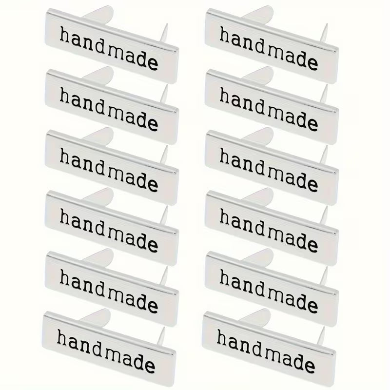 Etiquetas de metal handmade