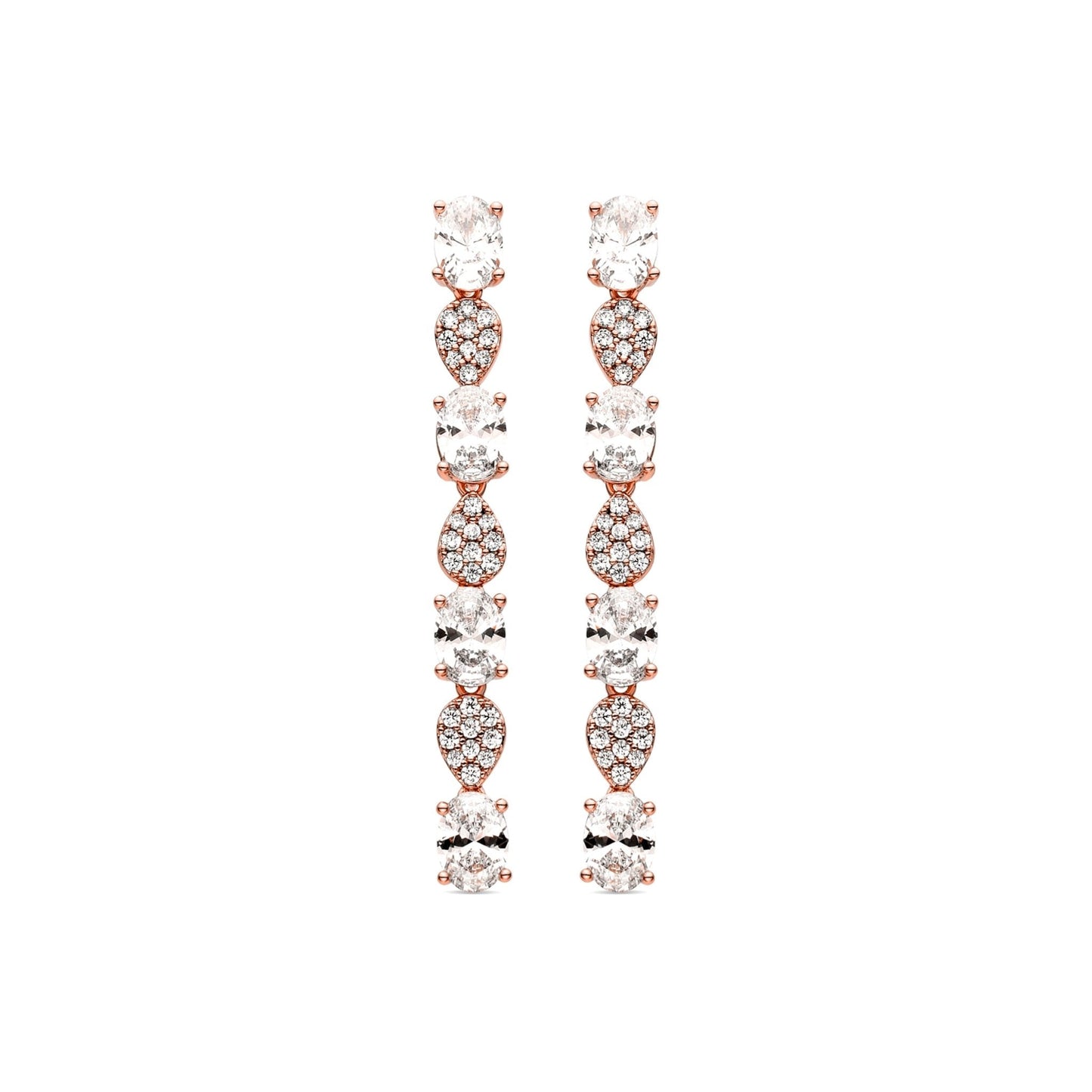 Pendientes acabado en oro 18k