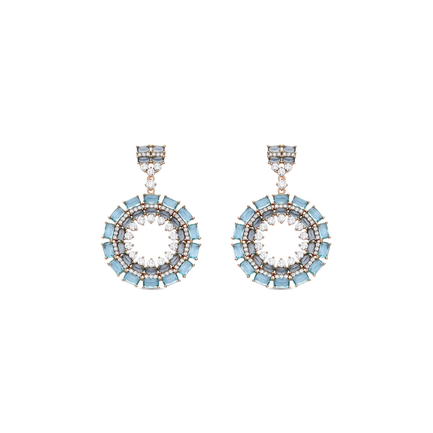 Pendientes acabado oro 18k