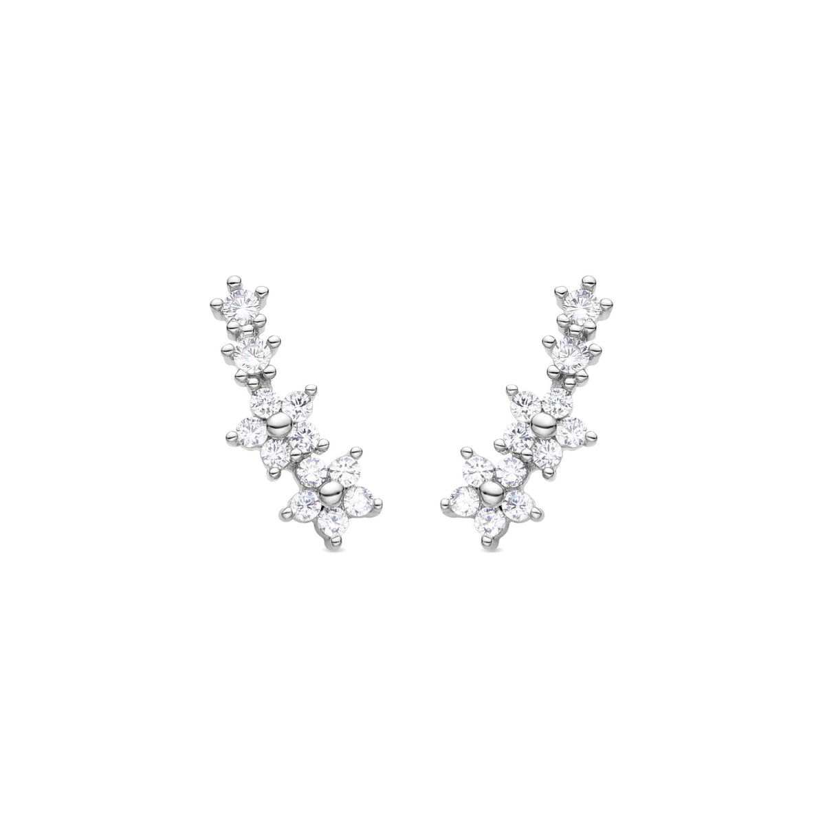 Pendientes acabado plata