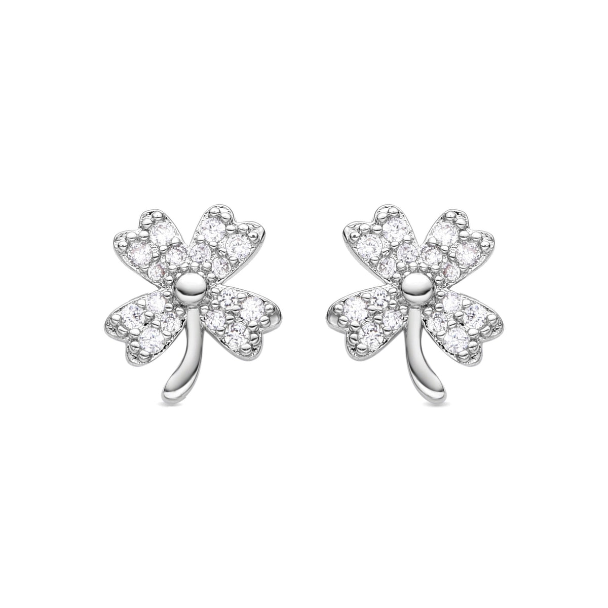 Pendientes acabado plata