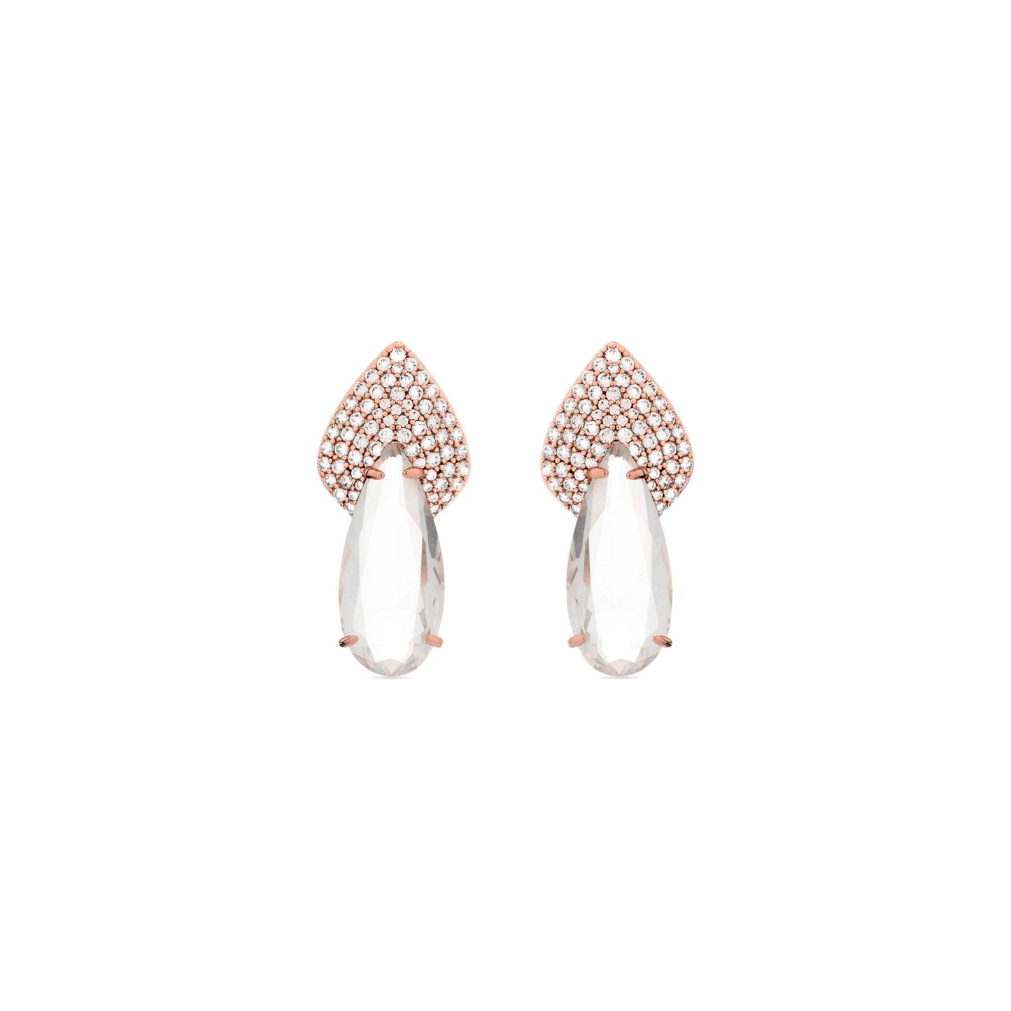 Pendientes acabados en oro 18K
