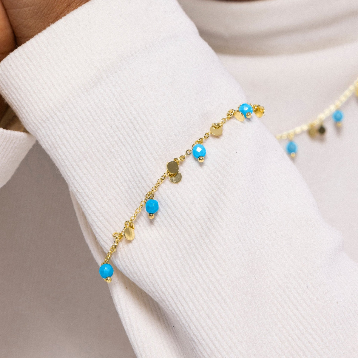 Pulsera Fawya acabada en oro amarilo 18k