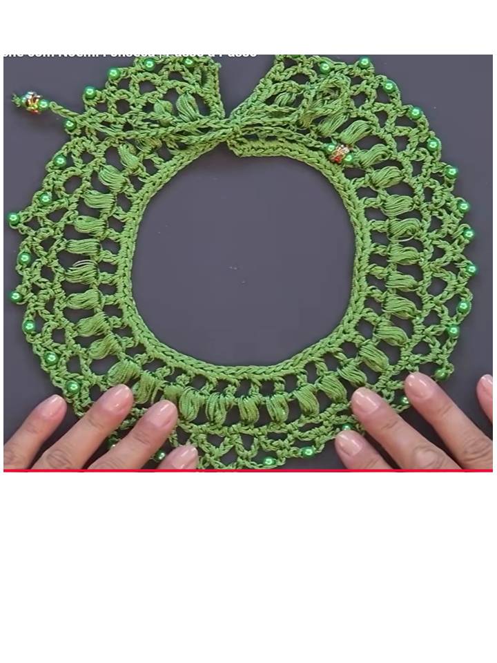 Gargantilla Cordoné a crochet