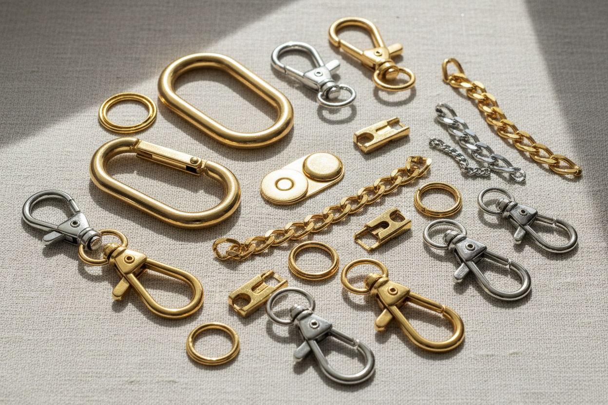 Mosquetones, cierres, cadenas y más