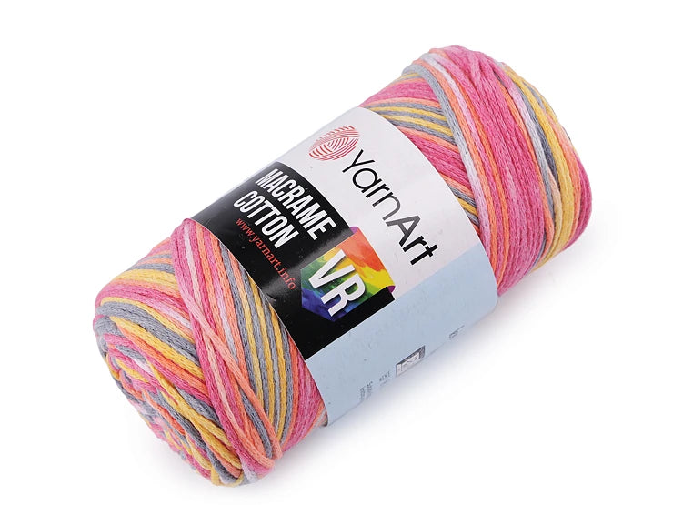Yarnart macramé cotton multicolor