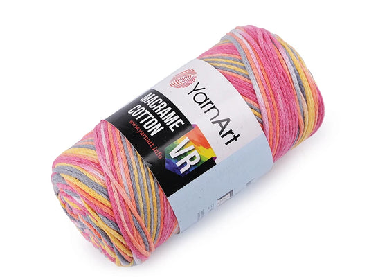 Yarnart macramé cotton multicolor