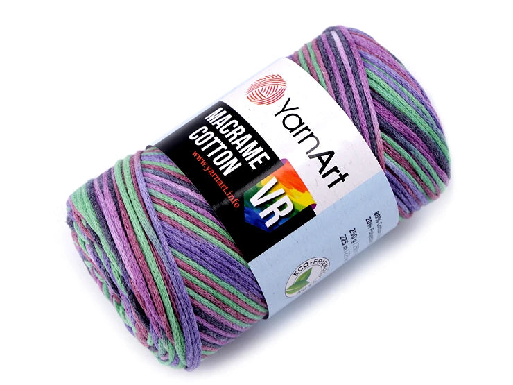 Yarnart macramé cotton multicolor