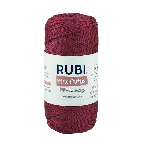 Cordón de polipropileno marca Rubí Macramé 2mm 100g