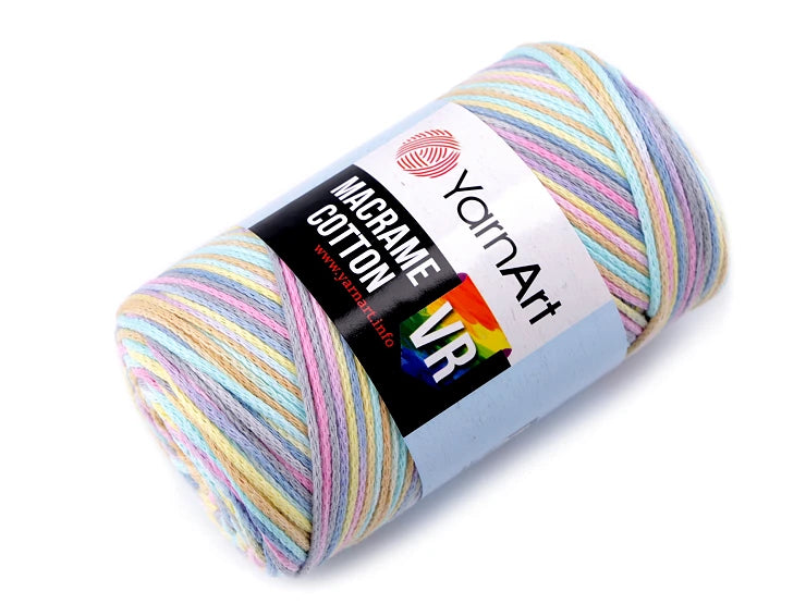 Yarnart macramé cotton multicolor