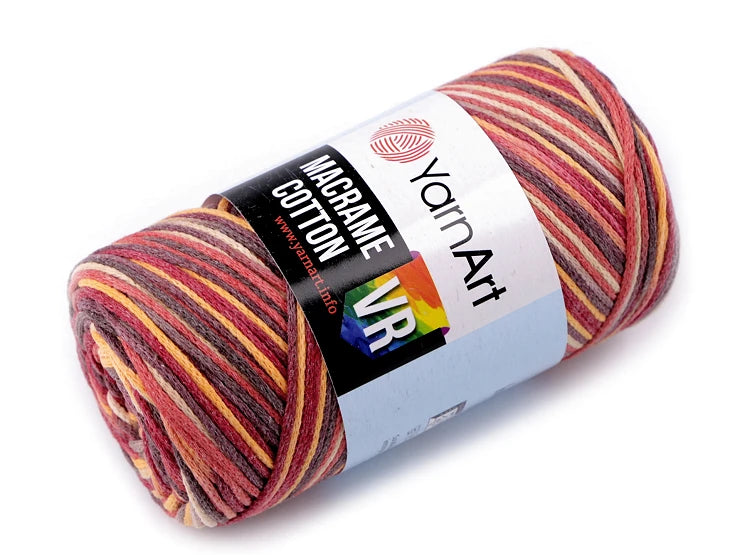 Yarnart macramé cotton multicolor