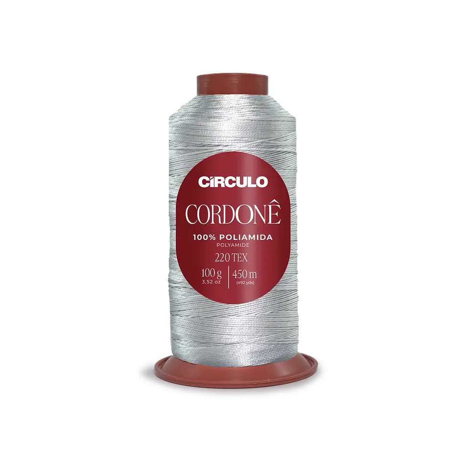 Círculo Cordoné 100 gr. (1-1,5mm de grosor aprox.)