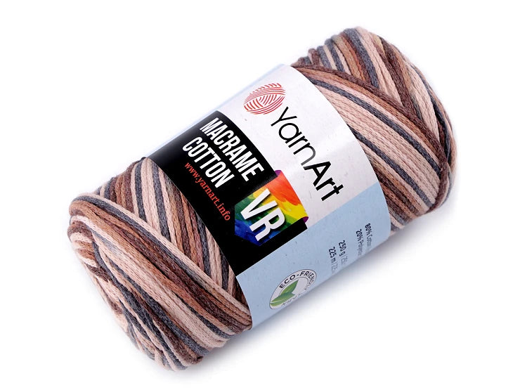 Yarnart macramé cotton multicolor