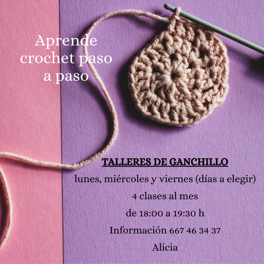Taller de crochet mensual