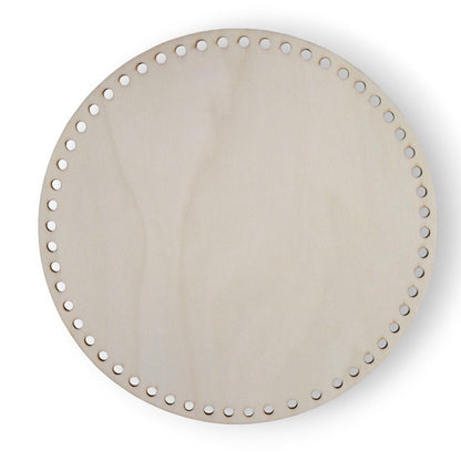 Base de madera circular para tejer