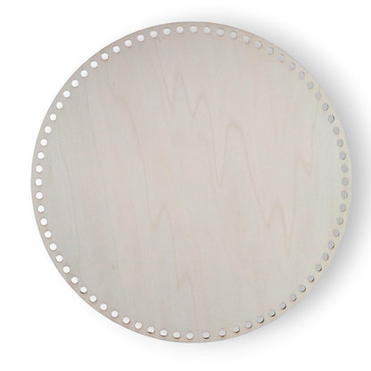 Base de madera circular para tejer