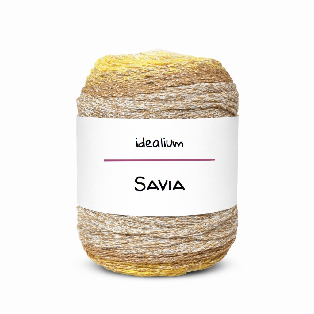 Savia · Cordón multicolor con lúrex en tonos tierra