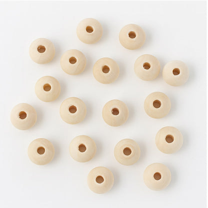 Pack Cuentas Naturales XXL — Madera | Macramé