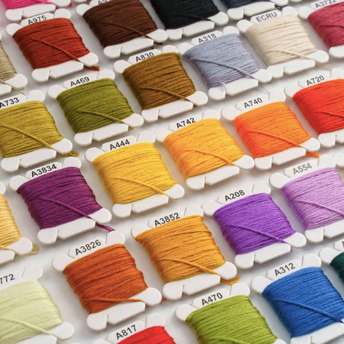 Hilo Mouliné – Pack 120 Colores con Caja de Almacenamiento