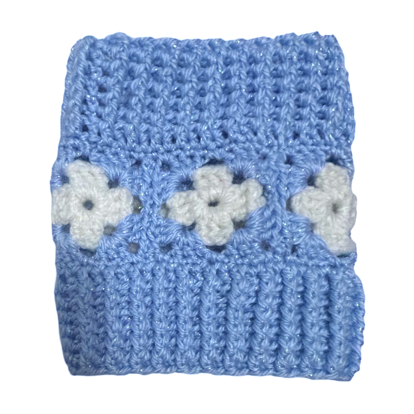 Handmade Crochet Dog Snood - Baby Blue