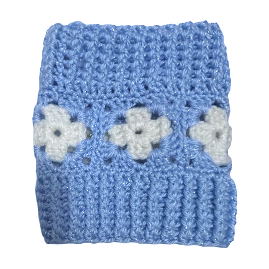 Handmade Crochet Dog Snood - Baby Blue
