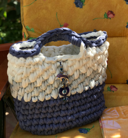 BOLSO PLAYERO A CROCHET