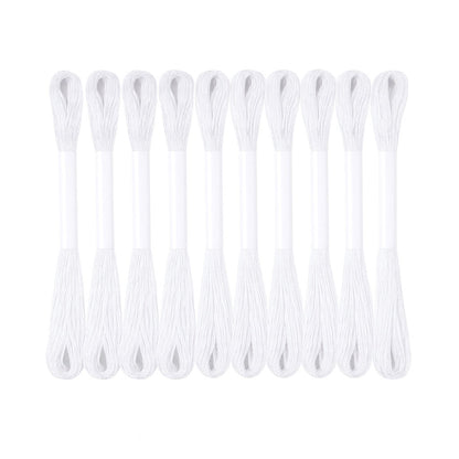 Hilo Mouliné – Pack 12 Madejas Blanco