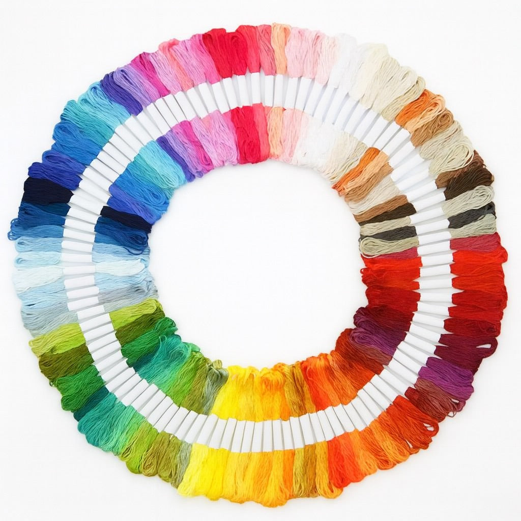 Hilo Mouliné – Pack 100 Colores Variados