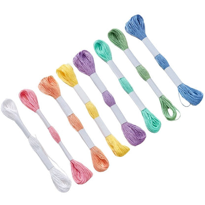 Hilo Mouliné – Pack 8 Madejas Colores Pastel