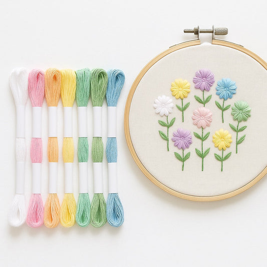 Hilo Mouliné – Pack 8 Madejas Colores Pastel