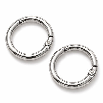 Mosquetones metálicos para bolso (Pack de 2)
